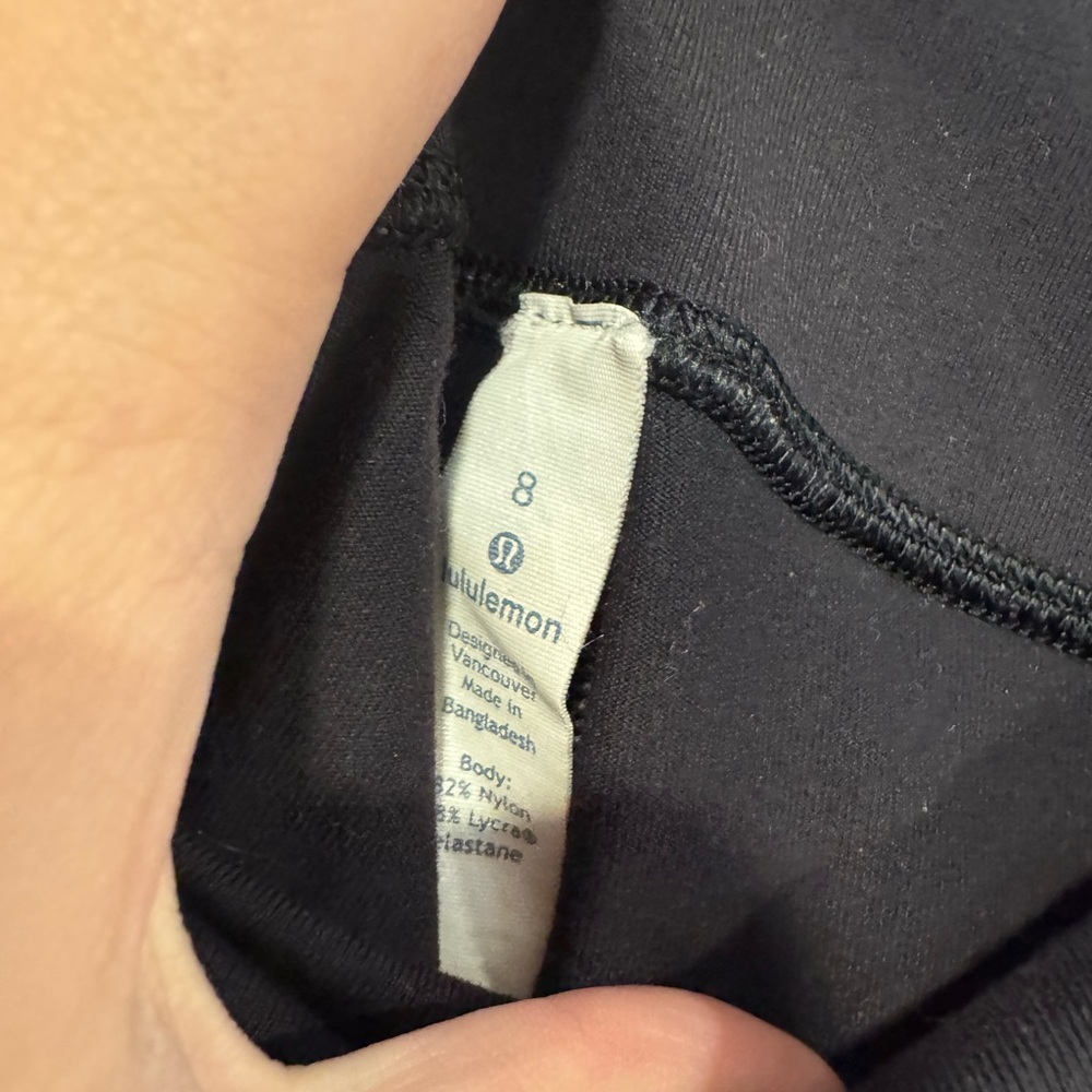 Lululemon black original wunder‎ unders - Picture 3 of 6